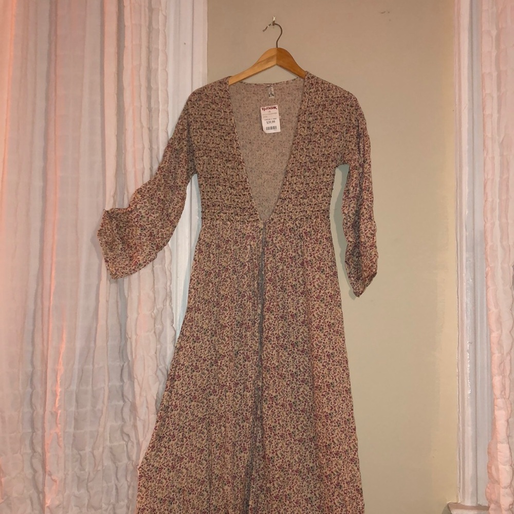 NWT Long Coverup Dress